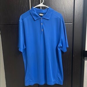 Men's Nike Golf Blue Polo Shirt- X-Large